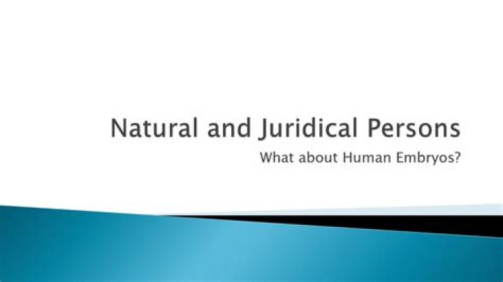 Whats a juridical person?