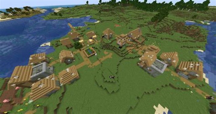 Whats a submerged village in minecraft?