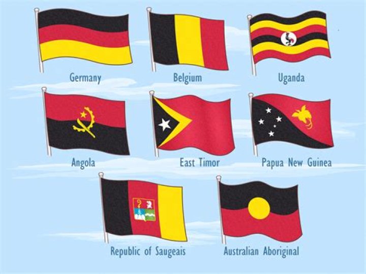 Whats the black red and yellow flag?