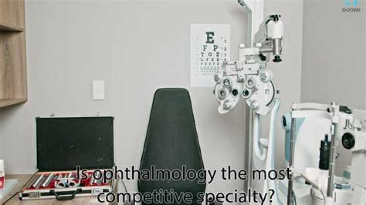 When did ophthalmology become a specialty?