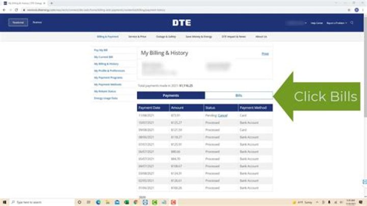 When does dte send bills?