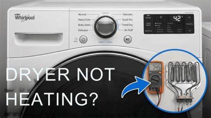 When electric dryer not heating?