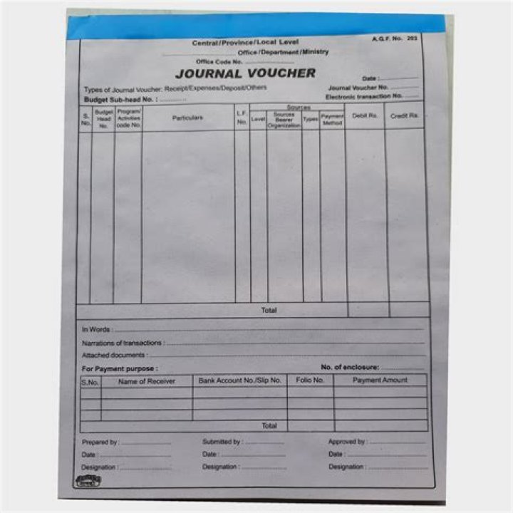 When journal voucher is used?