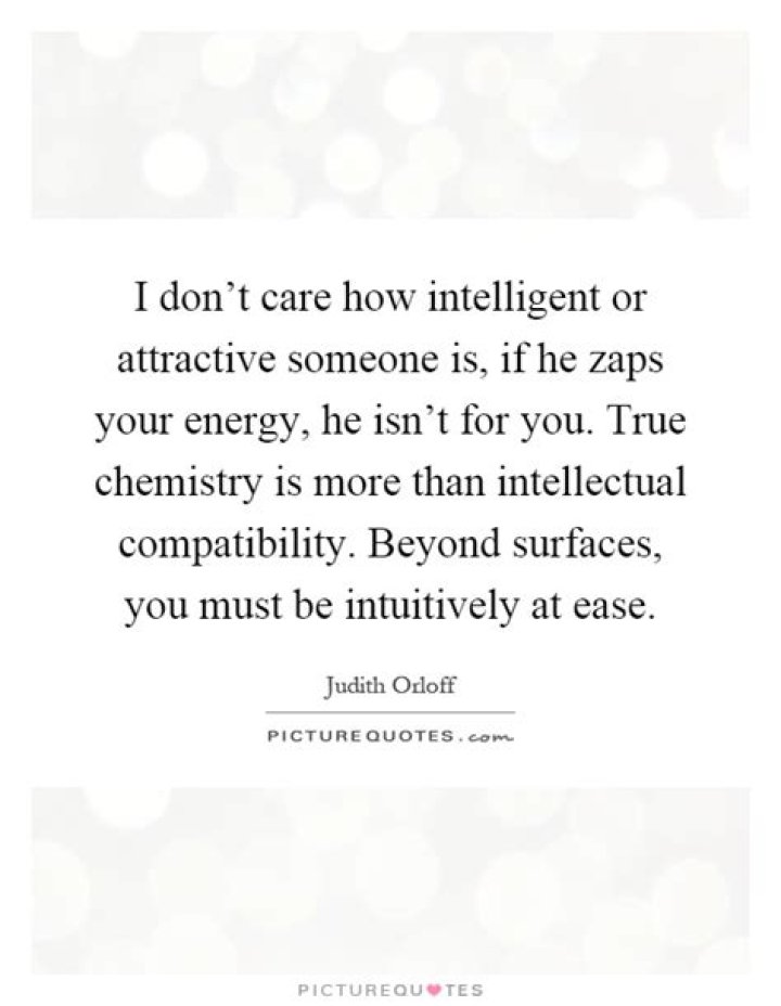When someone zaps your energy?