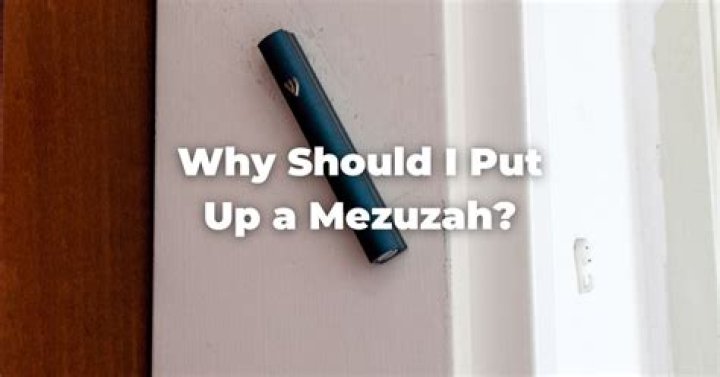 When to kiss mezuzah?