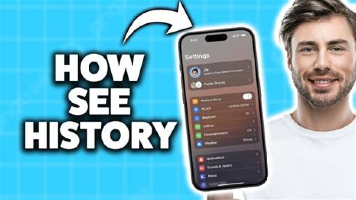 Where's history on iphone?