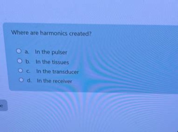 Where are harmonics created?