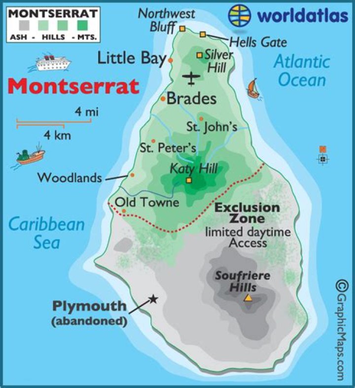 Where is montserrat island located?