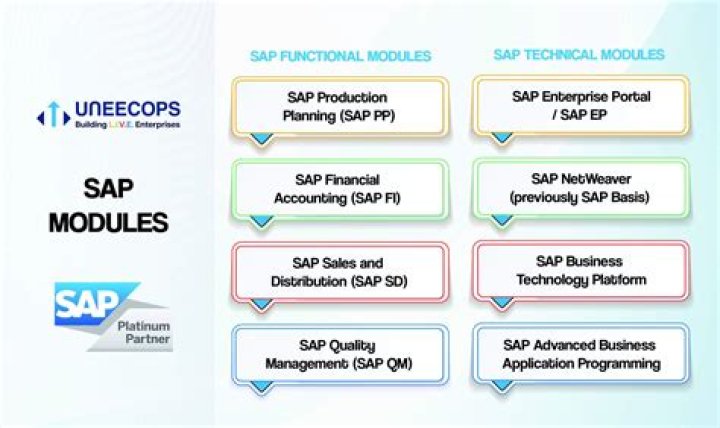 Which are sap modules?