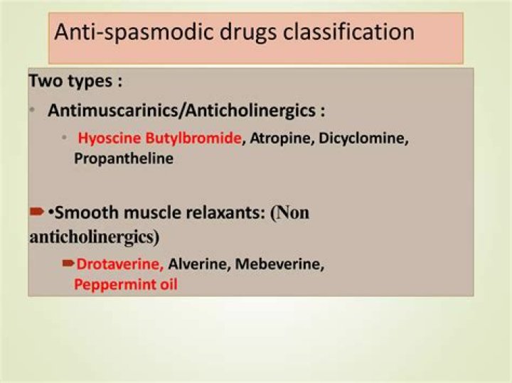 Which of the following anticholinergic agent is used as antispasmodic?