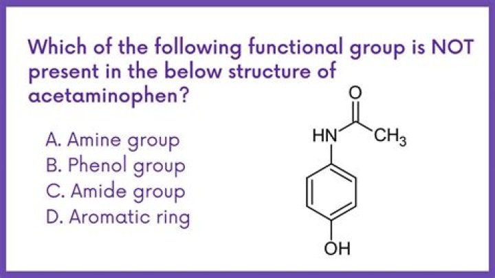 Which of the two functional groups present in p-aminophenol?