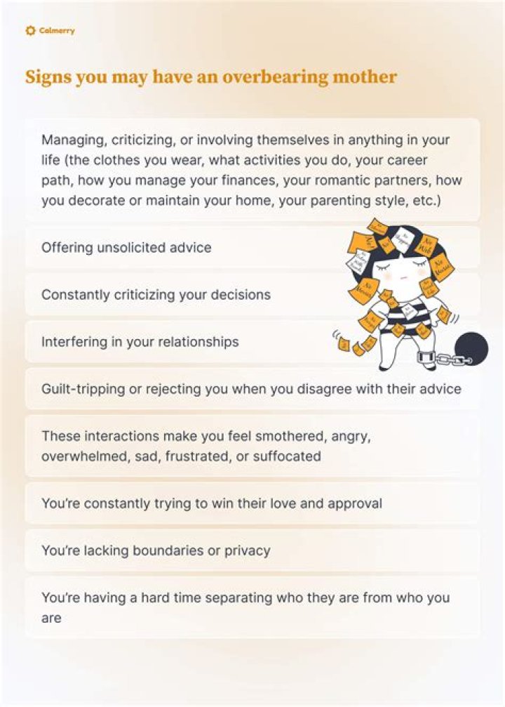 Why are mothers overbearing?