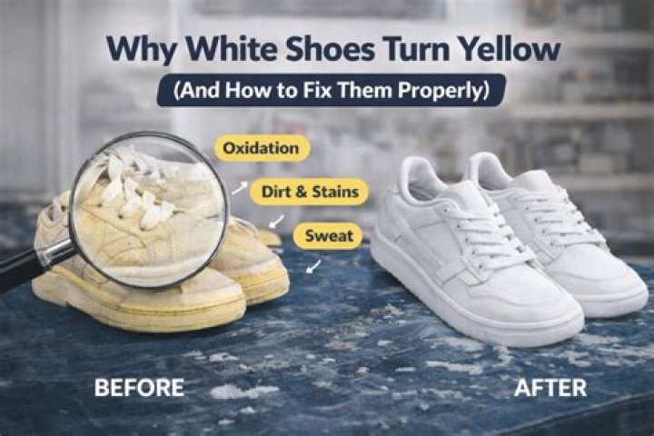 Why does white foam turn yellow?
