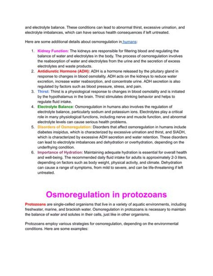 Why is osmoregulation is necessary in aquatic organisms?