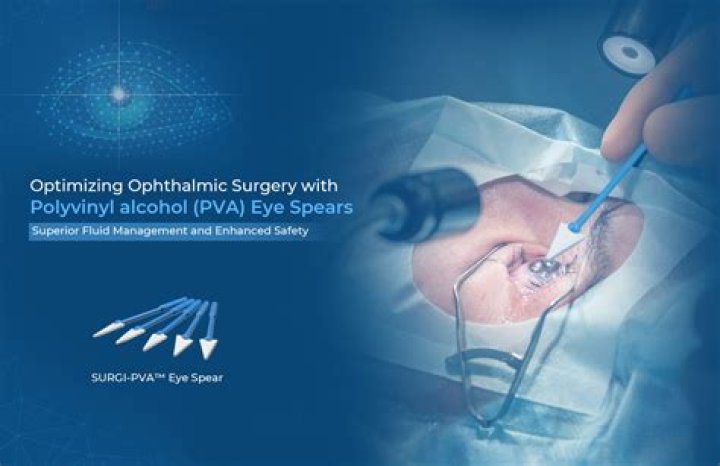 Why is viscoelastic used in eye surgery?