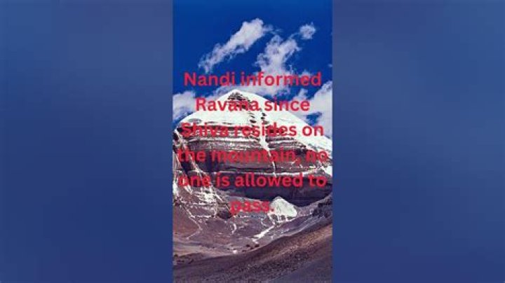 Why nandi cursed ravana?