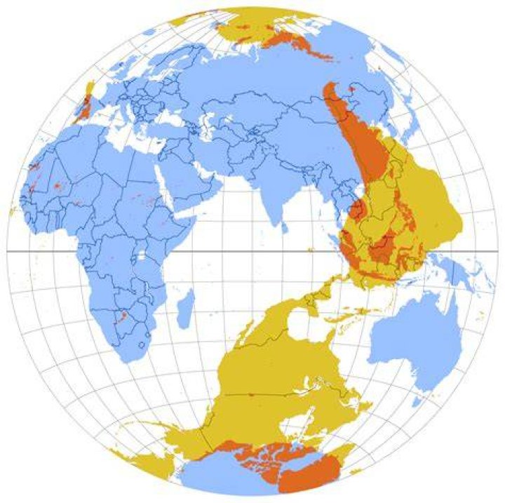 Why there is antipodal arrangement of land and water?